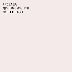 #F5EAEA - Soft Peach Color Image